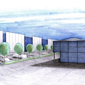 Claudio Dagnino architetto - disegni di esterni